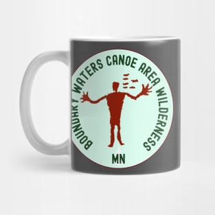 BWCA Pictograph Boundary Waters Canoe Area Wilderness Mug